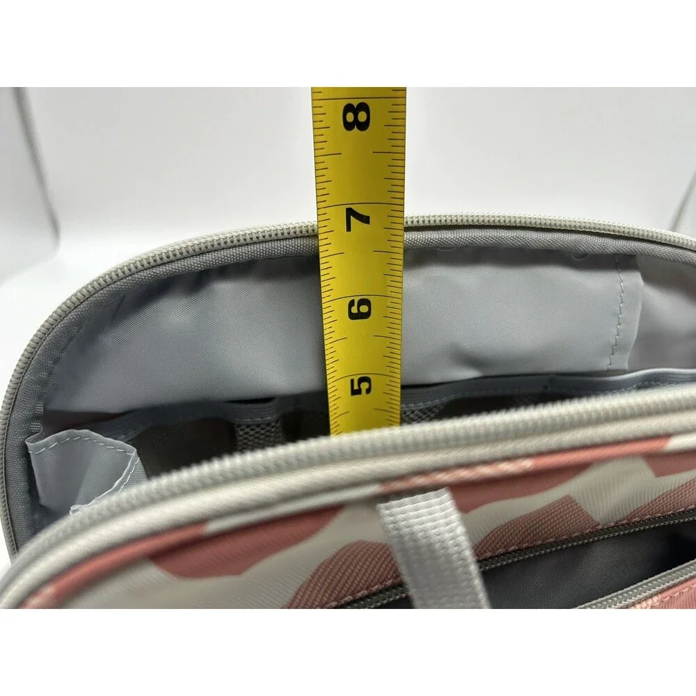 MakeUp Bag for WomenTravel Toiletry Hanging Belt Expanding Cosmetics Organizer